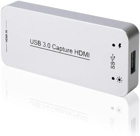 img 4 attached to DIGITNOW HDMI Capture Dongle Adapter Card - Full HD 1080p 60FPS Live Streaming Game Capture 🎮 Video Grabber for PS4 Xbox One 360 - HDMI to USB 3.0 - Drive-Free Compatible with Linux/Mac OS/Windows10/7/XP