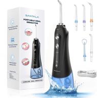 🚿 santala cordless water flosser: rechargeable oral irrigator with 5 modes and 5 replaceable jet tips - professional water pressure for home and travel logo