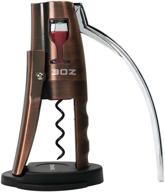 🍷 bronze vertical lever corkscrew wine bottle opener with foil cutter - premium quality логотип