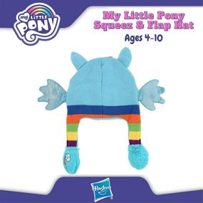 img 1 attached to ABG Accessories Girl's Character Squeeze and Flap Fun Cold Weather Hat for Ages 4-7: Bundle of Warmth and Playful Characters!