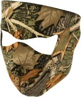 🦌 camo hunting outdoor neoprene face mask by skullskinz: stay stealthy and protected! logo