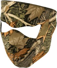 img 4 attached to 🦌 Camo Hunting Outdoor Neoprene Face Mask by Skullskinz: Stay Stealthy and Protected!