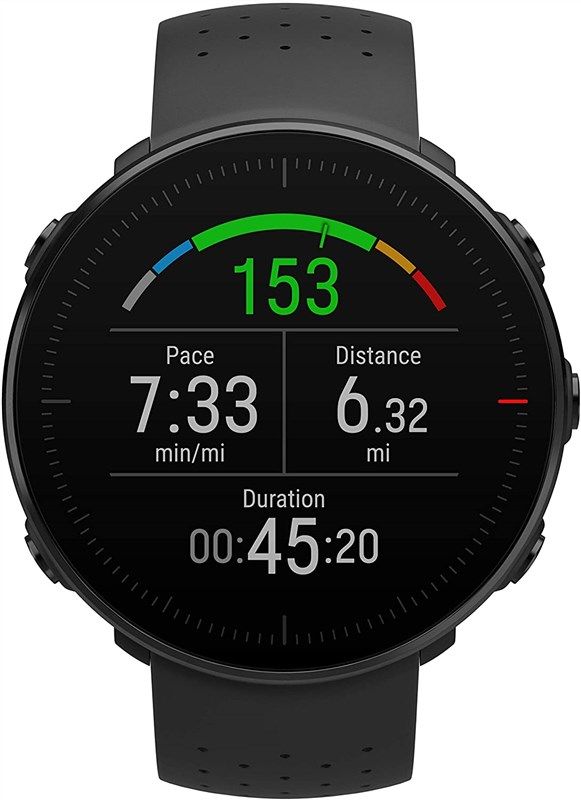 polar vantage fitness watch black 로고