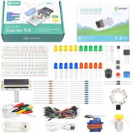 🔌 micro:bit starter kit for kids - 24 accessories, basic coding electronics stem educational diy experiment kit for micro:bit, learn electric circuits with guidance manual (no micro:bit included) logo
