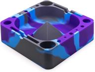 veeape silicone ashtray: unbreakable outdoor cigar ash tray for home décor, coils, lighters, pens & more логотип