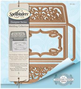 img 1 attached to 🔮 Enhance Your Papercrafts with Spellbinders S6-080 Shapeabilities Card, Envelope and Liner Set Etched/Wafer Thin Dies