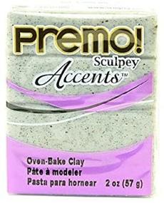 img 2 attached to 5-Pack Gray Granite Sculpey Premo Premium Polymer Clay - 2 oz Each