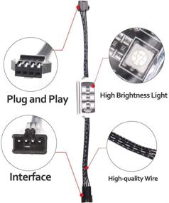 img 2 attached to 💡 Vibrant Neon Accent Under Glow Light Pods - Illuminating LED RGB Multi-Color Light Pods!