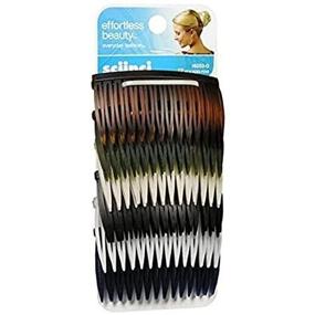 img 3 attached to 💇 Scunci Effortless Beauty Side Hair Combs 12 Each (Pack of 2): Stylish and Practical Hair Accessories for Easy Everyday Styling