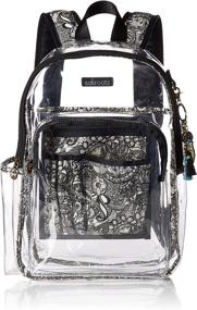 img 4 attached to 🎒 Sakroots Unisex Adults Festival Clear Backpack: Stylish and Functional!