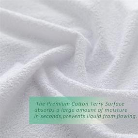 img 3 attached to 🛏️ Warmtex Waterproof Queen Size Cotton Terry Mattress Protector – Noiseless & Breathable Bed Cover with 18 Inches Deep Pocket – Vinyl Free for Kids, Adults, and Pets