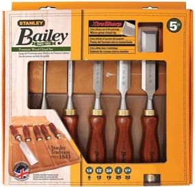 img 1 attached to Stanley 16 401 Bailey Chisel Set: 5-Piece Must-Have for Professional Woodworking