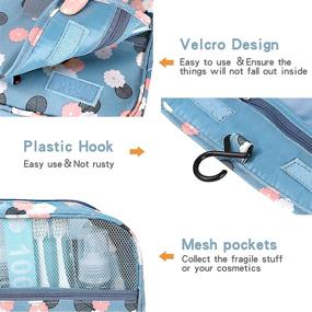 img 1 attached to Toiletry Waterproof Organizer Toiletries Cosmetics Travel Accessories for Cosmetic Cases