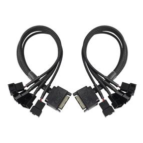 img 1 attached to Adapter 15Pin Splitter Extension Adapter 28Cm 2Pcs