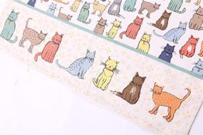 img 1 attached to 🐱 Multipatterned Catwalk Cotton Tea Towel by Ulster Weavers