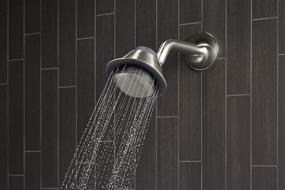 img 1 attached to 🔊 KOHLER Moxie Alexa Enabled Showerhead with Bluetooth Speaker: Ultimate Shower Audio Experience in Vibrant Brushed Nickel