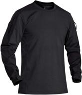 🏃 tacvasen outdoor performance running shirts: boost your performance logo