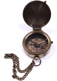 img 2 attached to Antique Engraved Compass Courageous Confirmation