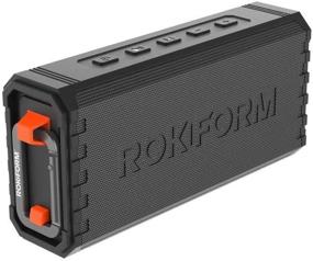 img 4 attached to 🔊 ROKFORM G-ROK – Портативная гольфовая колонка, магнитная беспроводная колонка, водонепроницаемая по стандарту IPX7, ударопрочная и пылезащищенная, чистый и громкий звук, 24 часа аккумуляторной жизни, прочная гольфовая колонка для использования на улице (Черная).