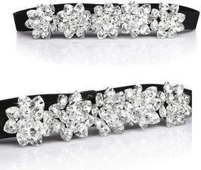 img 1 attached to Womens Crystal Amiveil Elastic Waistband Women's Accessories