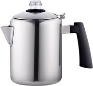 ☕ cook n home 8-cup stainless steel stovetop percolator coffee pot kettle, tea логотип