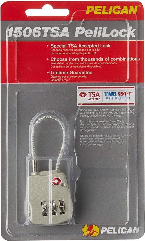 TSA Approved Lock for Luggage or Suitcase, Easy-to-Read 3 Digit