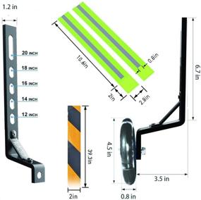 img 2 attached to 🚲 Enhance Your Child's Bike Riding Experience with Flash Mute Heavy Duty Training Wheels + Reflective Accessories