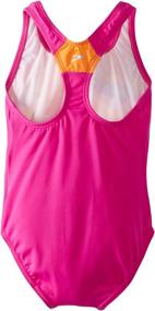 img 1 attached to 🌈 Rainforest Tye Dye Sport Splice Swimsuit for Big Girls - Speedo