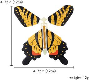 img 3 attached to 🦋 Beemean Magic Flying Butterfly Cards – Novelty & Gag Toys for Wind-up Fun