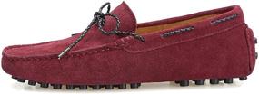 img 3 attached to Yldsgs Bow Tie Leather Driving Moccasins