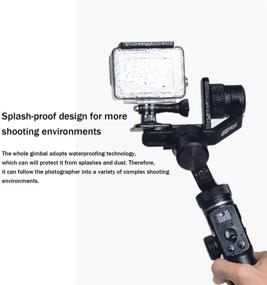 img 2 attached to 📷 FeiyuTech G6 Max 3-Axis Camera Gimbal Stabilizer for Mirrorless Canon 200D II M50, Sony ZV1, a6500, Panasonic GH4, GoPro Hero 8/7, iPhone 11 Pro Max XR XS, Pocket/Action Cameras, Smartphones