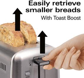 img 1 attached to 🍞 Hamilton Beach Professional 22991 Toaster with Deep and Wide Slots for Artisan Bread, Bagels, Sure-Toast Technology, Auto Shutoff, 2-Slice, Stainless Steel