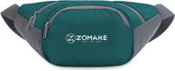 🎒 zomake water-resistant large fanny pack - crossbody waist bag for men and women, with compartment to carry all phones for outdoor activities, workouts, travel, running, hiking, and cycling логотип