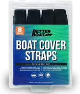 🚤 8-pack adjustable buckle straps for securing boat covers - simple 1&quot; x 96&quot; straps логотип