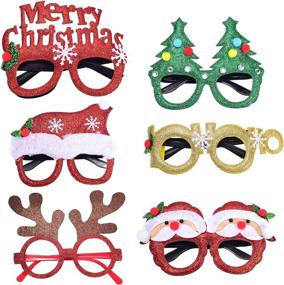 img 4 attached to Callenbach Christmas Decoration Creative Eyeglasses