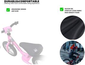 img 2 attached to COMMHUB Kids Bike Gel Seat Cushion Cover: Ultimate Comfort for Child Bikes and Trailers