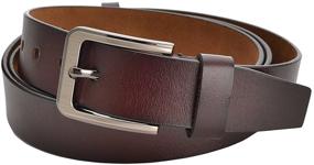 img 2 attached to Waist Genuine Leather Casual Regular Men's Accessories for Belts