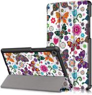 🦋 gylint lenovo tab m8 tb-8505f case - slim lightweight trifold stand cover for lenovo tab m8 tb-8505f / tb-8505x tablet with butterfly design logo