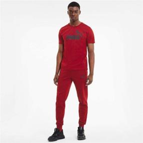 img 2 attached to 👕 PUMA Men's Activewear Essentials in Medium Heather Gray