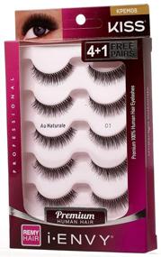 img 3 attached to 👁️ Kiss I Envy Au Naturale False Eyelashes (KPEM08) - Enhance Your Natural Beauty!