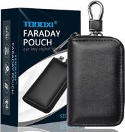 🔒 ultimate key fob protection: faraday bags for rfid/bluetooth/gps blocking and car security cage logo