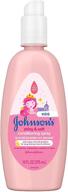 johnson's baby shiny & soft tear-free kids' hair conditioning spray: argan oil + silk proteins, gentle & hypoallergenic formula - paraben, sulfate, dye-free - ideal for toddlers - 10 fl oz logo