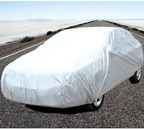 img 3 attached to 🚗 Etopar Car Automotive Cover: Ultimate Waterproof Protection for All Weather Conditions - Sun, Snow, Dust, Rain & More! Size S: 400 x 160 x 120 cm