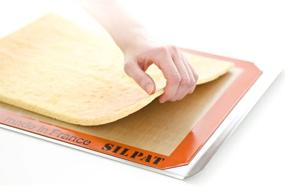 img 2 attached to 🍊 Silpat Baking Mat, Orange - Ultimate Medium-Sized Silicone Oven Mat