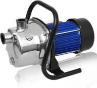 💧 1.6 hp electric shallow well sump pump stainless booster pump for lawn water transfer, home garden irrigation (blue) logo