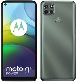 img 1 attached to 📱 Moto G9 Power (128GB, 4GB) 6.8-inch HD+, Snapdragon 662, 6000mAh Battery, Dual SIM GSM Global Unlocked 4G LTE (T-Mobile, AT&T, Metro) International Model XT2091-4 (64GB SD Bundle) (Jasper Green)