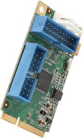 img 2 attached to 💻 IO Crest Мини PCI-Express USB 3.0 Карта контроллера хоста суперскоростного с чипсетом Renesas D720201 для Windows XP/7/8/10, Server 2008/2012 R2/2016 - SD-MPE20215