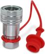 iso hydraulic connect tractor coupler logo