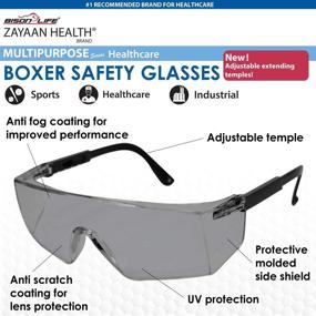 img 3 attached to Boxer Safety Glasses Anti Scratch Anti Fog