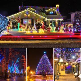 img 1 attached to Enhance Your Outdoor Space with 40ft Solar String Lights - 200 LED Fairy Lights for Patio, Garden, Party, Wedding (Color)